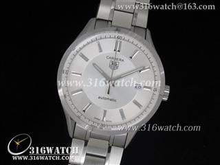 精仿豪雅TAG Heuer手表 卡莱拉系列 WV211A.BA0787男士机械表 银色表盘 亚洲2824机芯 TAG0004