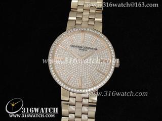 高仿江诗丹顿Vacheron Constantin-传承系列 81576/V01R-9275 女士瑞士石英表 VC0016