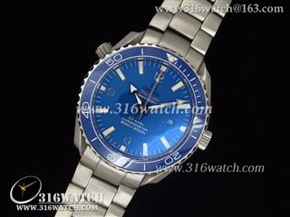 高仿欧米茄Omega-海马Seamaster 系列 海洋宇宙 蓝色表盘 蓝色边框 亚洲2813机芯 OMG0001