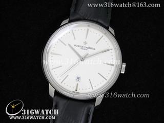 高仿江诗丹顿Vacheron Constantin-传承系列 85180/000G-9230男士机械表 白色表盘 亚洲2824机芯 VC0003