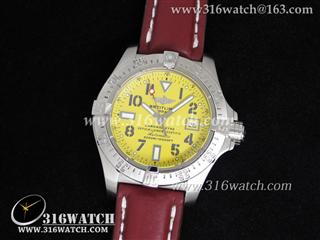 高仿百年灵Breitling手表 复仇者系列 A1733010/F538 完美V2版 栗色皮带 瑞士ETA-2836机芯 BL0011