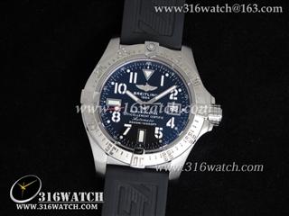 高仿百年灵Breitling手表 复仇者系列 A1733010/F538 完美V2版 黑色表盘 黑色橡胶带 瑞士ETA-2836机芯 BL0020