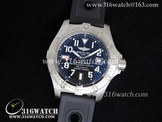 高仿百年灵Breitling手表 复仇者系列 A1733010/F538 完美V2版 黑色表盘 黑色橡胶带 瑞士ETA-2836机芯 BL0023