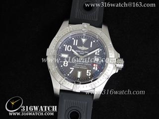 高仿百年灵Breitling手表 复仇者系列 A1733010/F538 完美V2版 灰色表盘 黑色橡胶带 瑞士ETA-2836机芯 BL0025