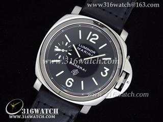 1:1精仿沛纳海Luminor Marina 系列 PAM005 N Noob最好版本 黑色牛皮表带 亚洲6497手上链机芯 PM0033