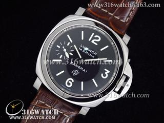 1:1精仿沛纳海Luminor Marina 系列 PAM005 N Noob最好版本 棕色鳄鱼纹皮表带 亚洲6497手上链机芯 PM0035