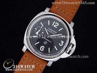 1:1精仿沛纳海Luminor Marina 系列 PAM005 N Noob最好版本 棕色牛皮表带 亚洲6497手上链机芯 PM0036