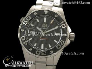 豪雅TAGHeuer-竞潜系列 500M WAJ2110.BA0870男士机械表 黑色表盘 瑞士SW-200机芯 高仿豪雅完美1:1版本 TAG0073