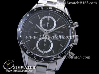 豪雅TAGHeuer 卡来拉系列 CV2010.BA0786 男士机械表 黑色表盘 亚洲计时7750机芯 高仿豪雅1:1最佳版本 TAG0089