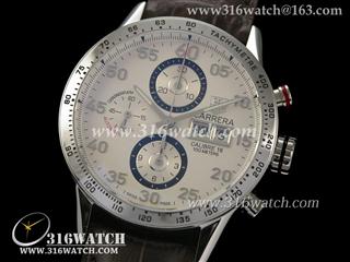 豪雅TAGHeuer 卡来拉系列 CV2A11.FC6235男士机械表 星期日历 白色表盘 亚洲计时7750机芯 高仿豪雅完美1:1版本 TAG0109