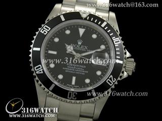 劳力士ROLEX-潜航者型系列 SUB 黑色数字钛边框 黑色表盘 瑞机ETA-2836机芯 最佳1:1 Noob版 RL0193