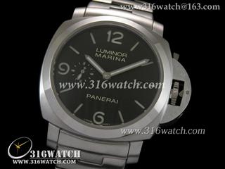 高仿沛纳海PANERAI手表 LUMINOR MARINA系列 PAM328L 最佳1:1版本V2 拉丝不锈钢 抛光边框 男士机械表 PM0041