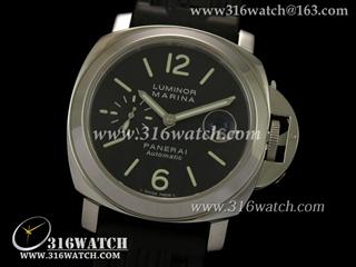 沛纳海PANERAI-Luminor Marina Automatic系列 PAM104 1:1 H版 黑色橡胶表带 亚洲7750机芯 高仿沛纳海手表 PM0103