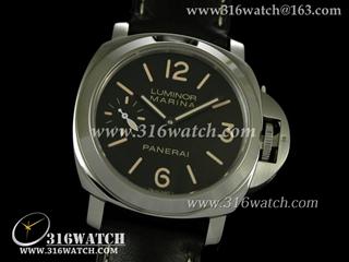 高仿沛纳海PANERAI手表 Luminor Marina系列 PAM367M 黑色皮带 海欧6497机芯 最佳1:1 H版 PM0084