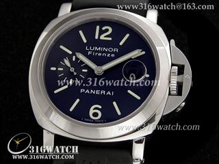 沛纳海PANERAI-Luminor Marina Automatic系列 PAM229 特别版 蓝色表盘 黑色橡胶表带 亚洲7750机芯 高仿1:1沛纳海手表 PM0106