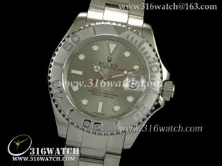 劳力士ROLEX-游艇名仕型系列 灰色表盘 精钢表链 瑞士ETA-2836机芯 最佳1:1版本 RL0220