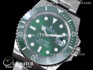 劳力士ROLEX-潜航者型系列 Submariner 116610 LV 超级绿水鬼 绿色陶瓷数字表圈 绿色表盘 1:1 Noob最佳版 RL0238