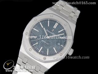 高仿1:1 爱彼AP-皇家橡树41mm系列 15400 1:1 最佳BP版本 蓝色表盘 不锈钢表带 亚洲2824机心 AP0079