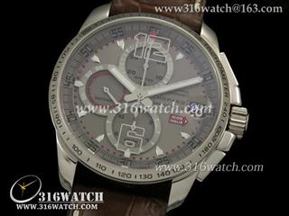 萧邦Chopard - 经典赛车系列 GT 大号 灰色表盘 计时 亚洲7750自动上链机芯 高仿1:1限量版 CP0025