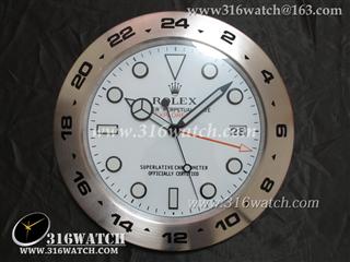 劳力士ROLEX-Explorer II 216570风格挂钟 瑞士石英机芯 RL0243