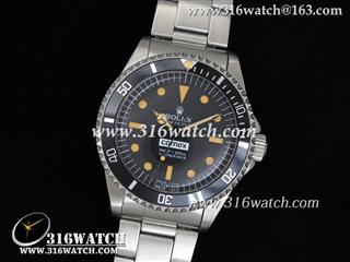 劳力士ROLEX-潜航者型系列 Submariner 5514 Comex 黑色表盘 瑞士ETA-2836机芯 高仿1:1劳力士手表 RL0244