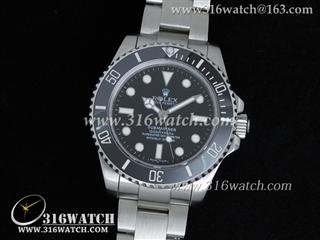 劳力士ROLEX-潜航者型系列 Submariner 114060 1:1 noob版 黑色陶瓷边框 黑色表盘 瑞士3135机芯 RL0245