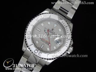 劳力士ROLEX-游艇名仕型系列 Yacht-Master 16622 最佳1:1版本 银色沙表盘 不锈钢表带 瑞士SA3135机芯 RL0248