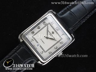江诗丹顿Vacheron Constantin 历史名作系列方形机械腕表 银色表盘 仿瑞士2824机芯 VC0024