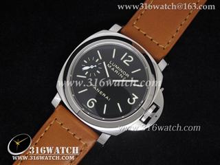 沛纳海PANERAI-Luminor Marina系列 PAM111 N 豁口版 最新顶级1:1 Noob版本 棕色牛皮带 瑞士ETA-6497机芯 PM0140