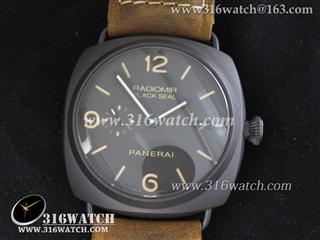 沛纳海PANERAI手表 Radiomir系列 PAM505 O 钛金属表壳 1:1复刻版 上海7750全自动P9000机芯 PM0148