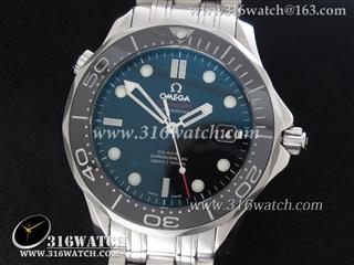 欧米茄Omega 海马系列 1:141MM 黑色陶瓷表圈 黑色表面 瑞士ETA-2824机芯 OMG0117