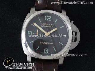 沛纳海PANERAI手表 Luminor Marina 1950 3 Days系列 PAM351 KW 1:1 最佳版本 上海7750全自动P9000机芯 PM0136