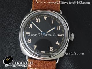 沛纳海 Panerai 2012年款限量珍藏款系列 PAM448 O 腕表 47mm 加州面盘 P.3000手动上链机芯 1:1终极版 深棕色牛皮表带 PM166