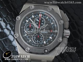爱彼AP-皇家橡树离岸型 44mm 钛金属表壳 舒马赫 1：1 JF最佳版A7750计时机芯 AP0101