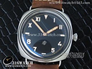 沛纳海PaneraiPAM424 O 腕表 1:1复刻最新版 47mm 加州面盘 蓝宝石玻璃镜面 P.3000手动上链机芯 PM00181